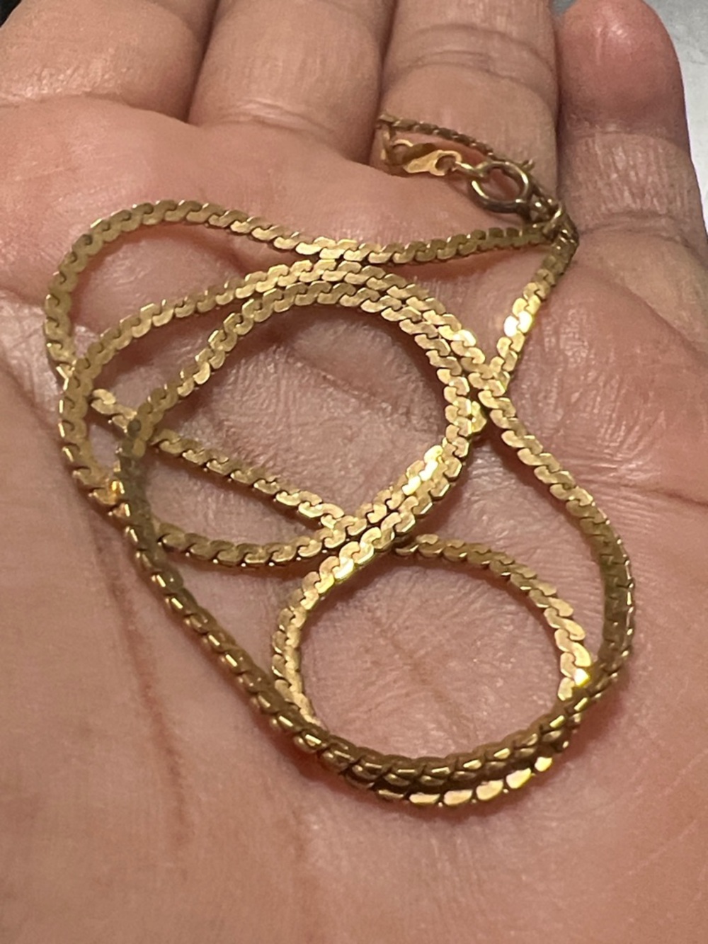 12k Speidel Herringbone 1/20 TGF Necklace
